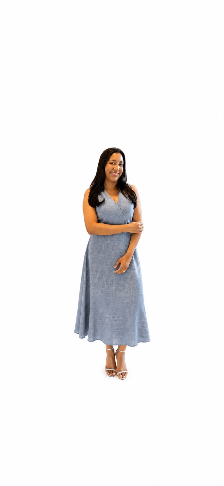 Vestido Midi Transpassado