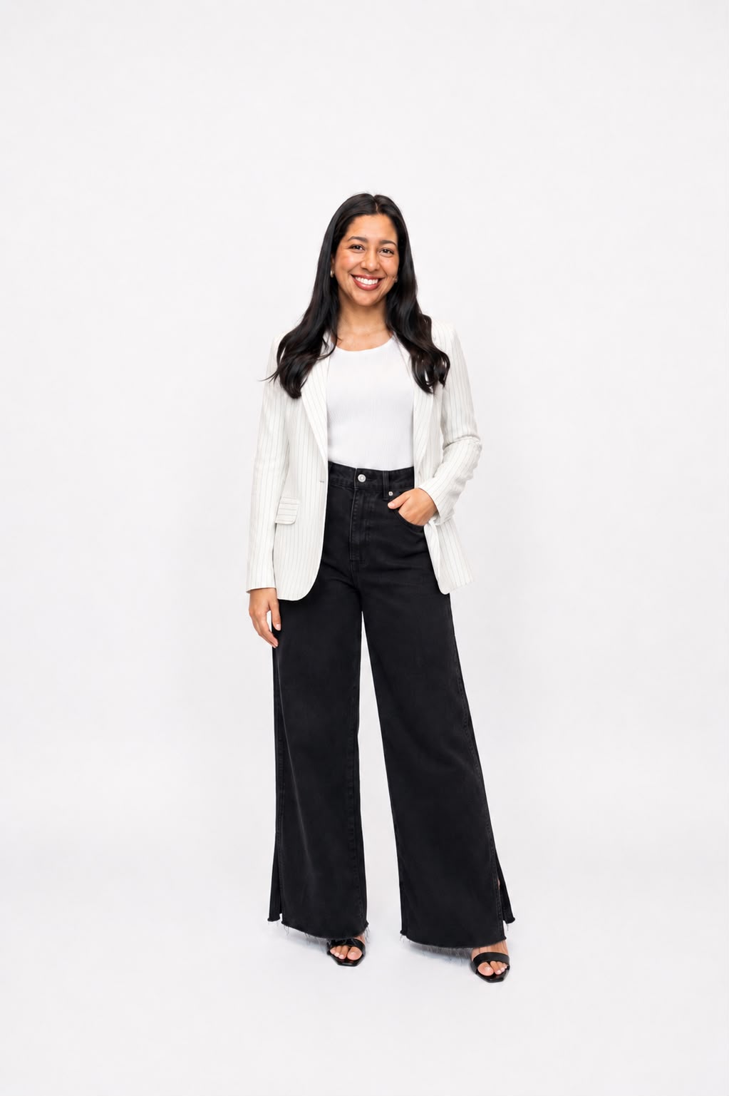 Blazer Alfaiataria Risca de Giz