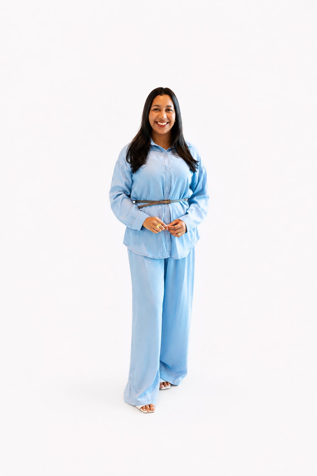 Conjuntos Sofhia Camisa e Calça Pantalona