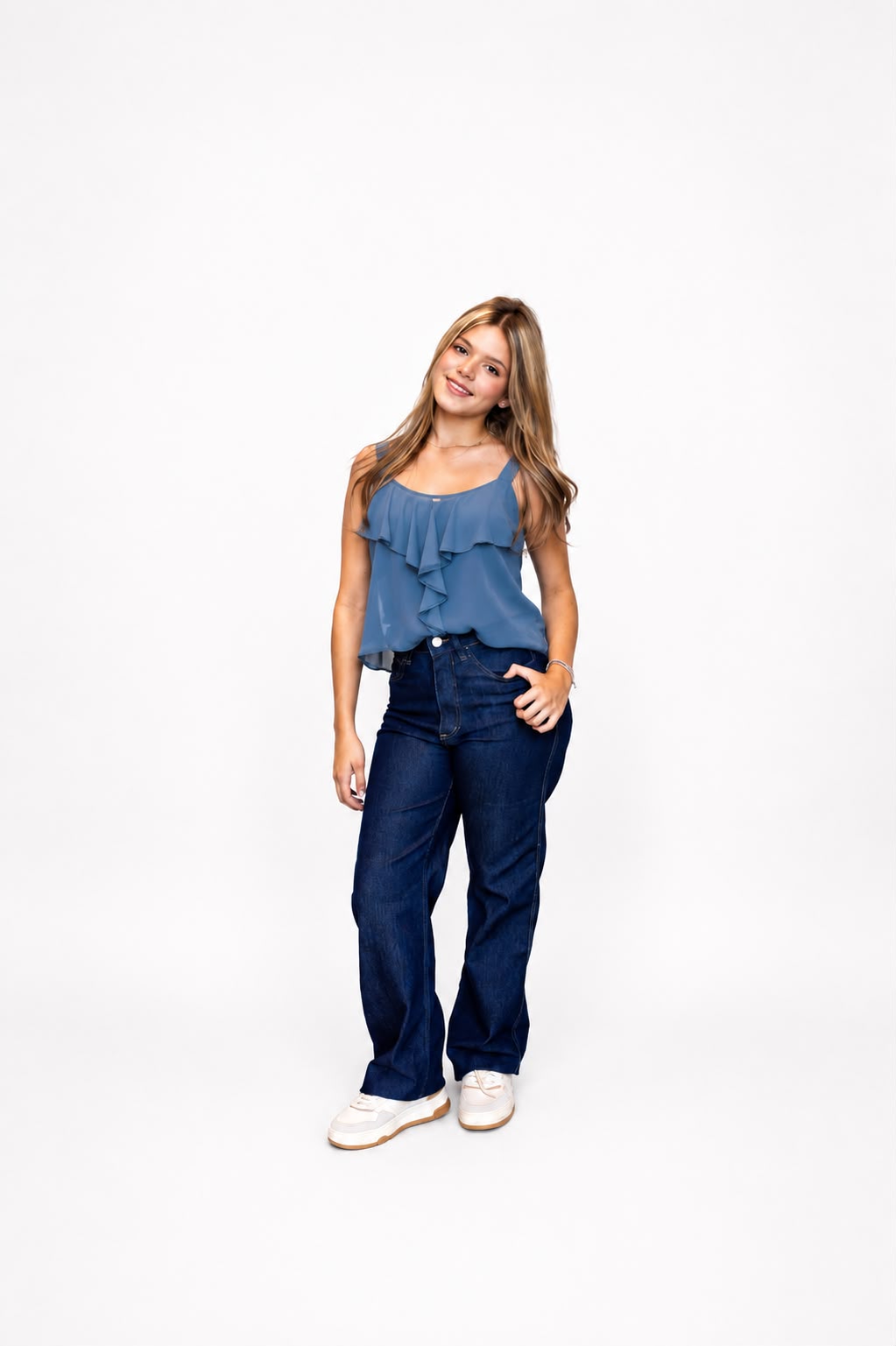Blusa Babado frontal