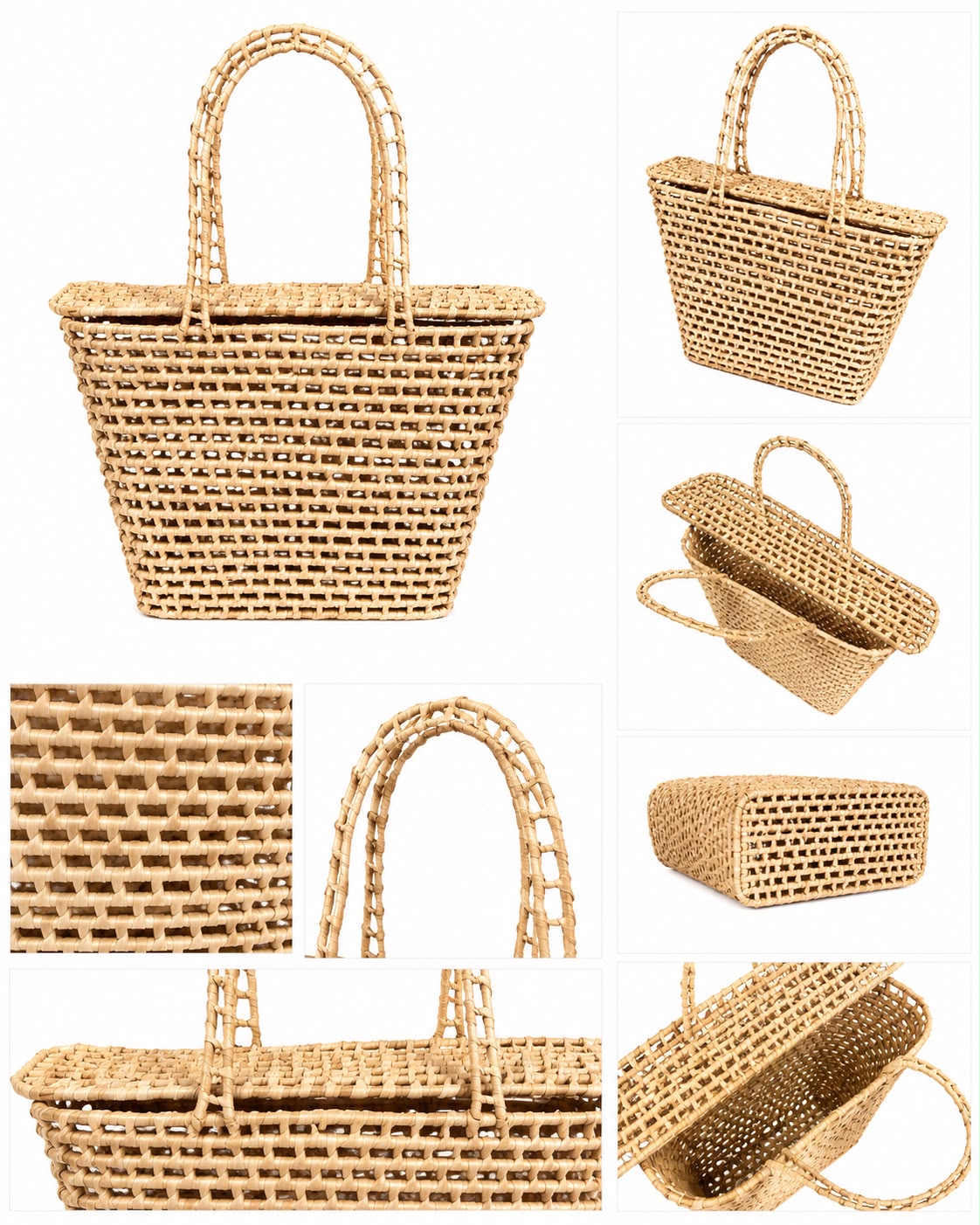 Bolsa palha retangular