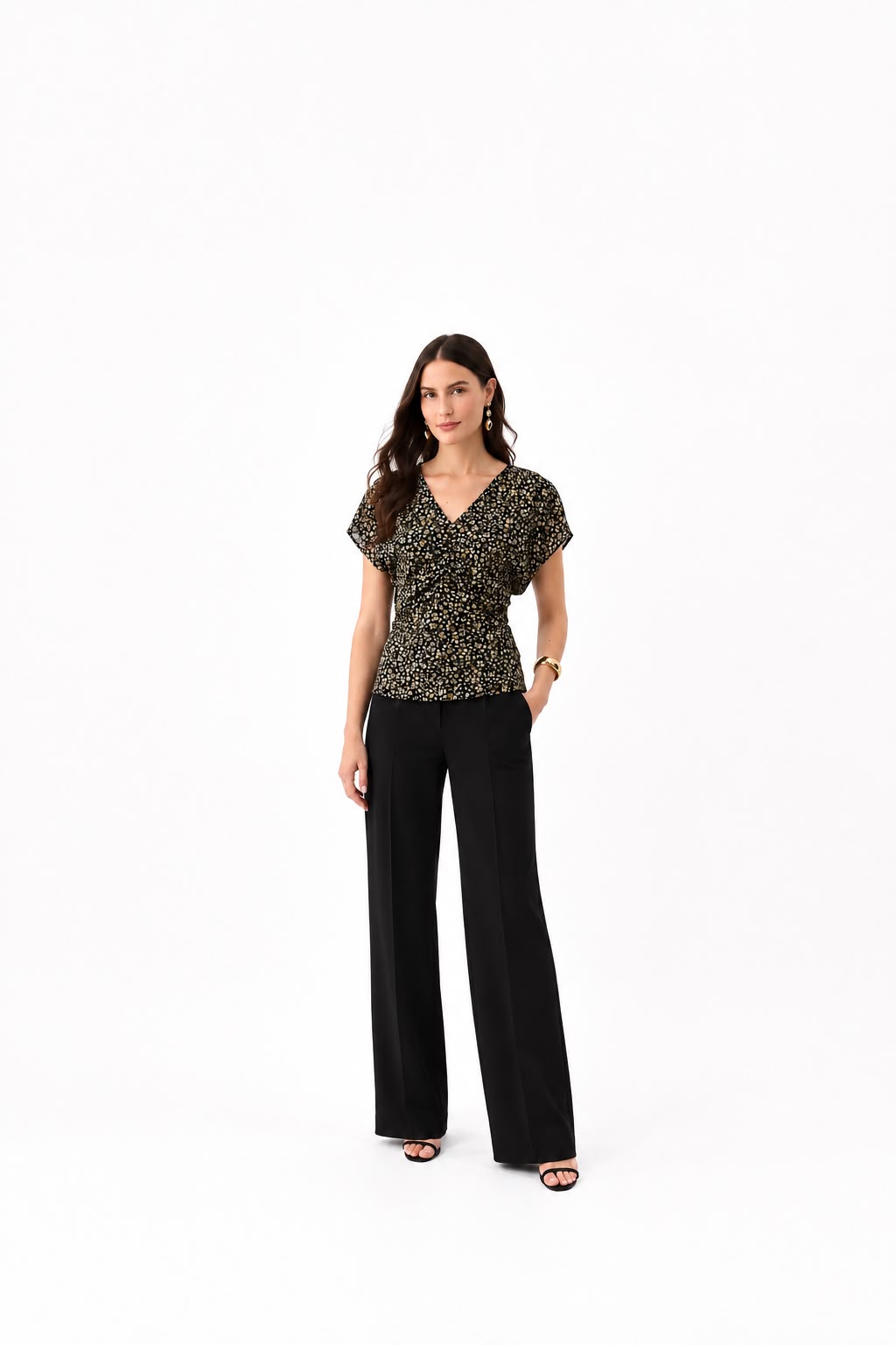 Blusa Estampada C/ Decote
